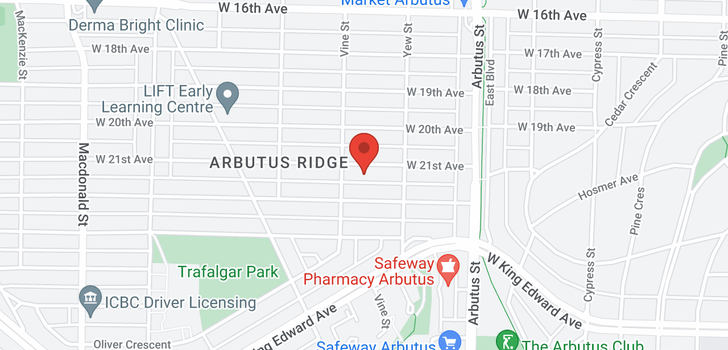 map of 2266 W 21ST AVENUE